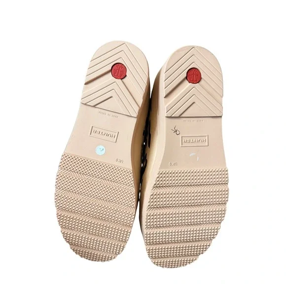 Hunter Original Play Short Leopard Print Faux Fur Lined Rain Boots Womens 11M - Picture 7 of 9